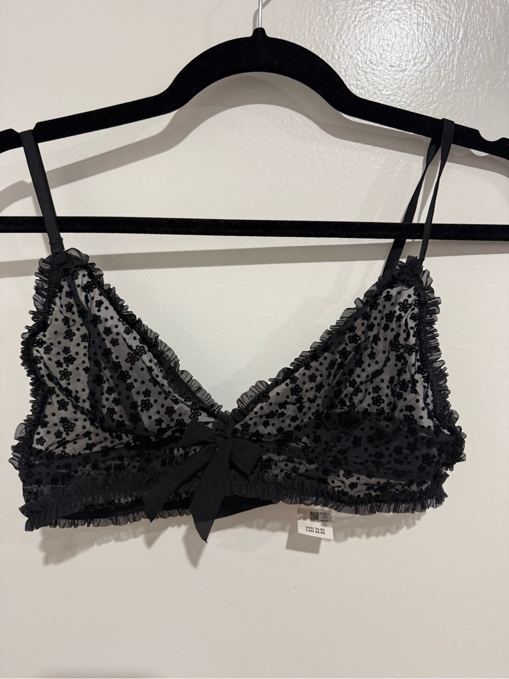 Black bralette